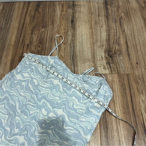 Abercrombie & Fitch Corset Seamed Linen-Blend Mini Dress - Picture 11 of 12